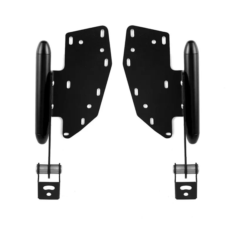 AU65-For Yamaha XMAX300 2023-2025 Motorcycle Footrest Auxiliary Light Bracket Metal Guardrail Modified Footpedal Footmat