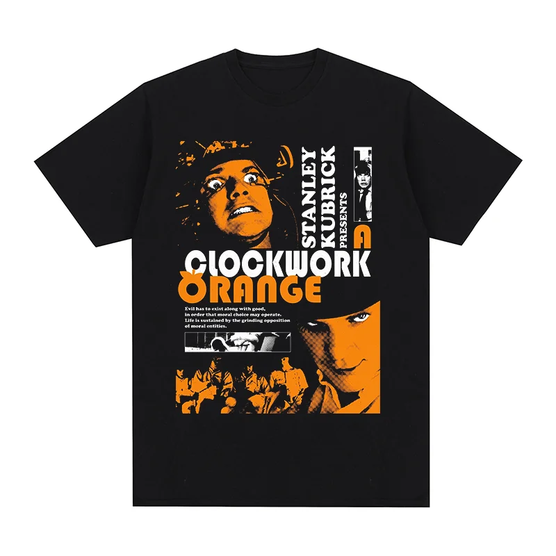 A Clockwork Orange Vintage T-Shirt Stanley Kubrick Trainspotting Thelma Louise MovieCotton Men T-Shirt New TEE TSHIRT Womens Top