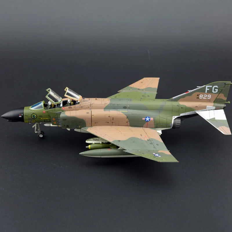 AC 1:72 Scale F-4C 8th Tactical Wing 433rd Tactical Squadron Fighter Military Aircraft Model Diecast Alloy Classics Toys Gifts