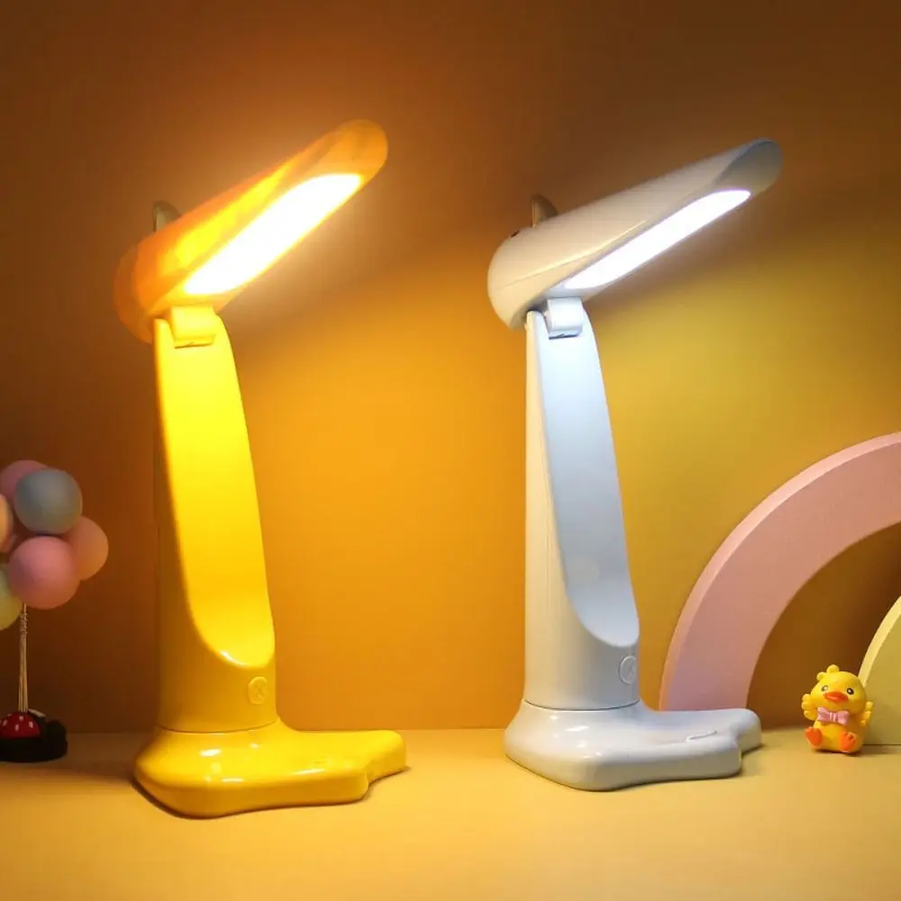 

Small Duck Folding Desk Lamp Home Decoration Creative Multifunctional Night Light Cute Cartoon Reading Lamp Birthday