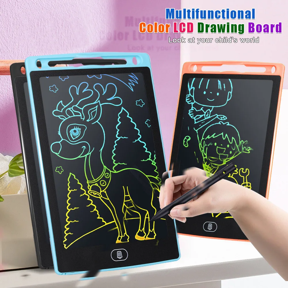 8.5/6.5 Inch LCD Drawing Tablet Electronic Drawing Writing Board Colorful Handwriting Pad Boy Girl Kids Children\'s Toys Gift