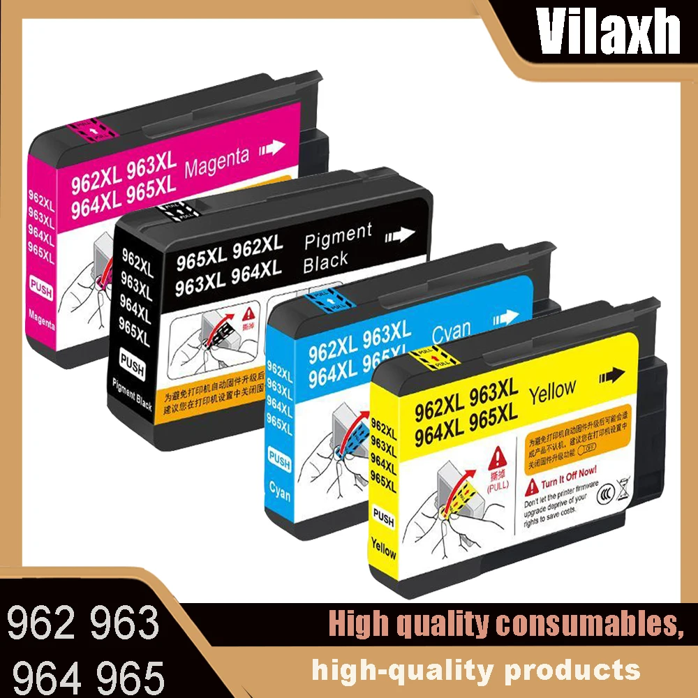 

For HP 962xl 963xl 964xl 965xl Ink Cartridges for HP 9015E 9018E 9010E 9010 9012 9015 9020 9018 9025 9025E 9020E 9013 9028 9023