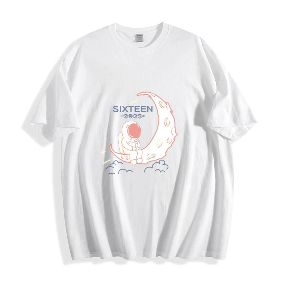 Cotton T-Shirts Trendy Cartoon Prints Loose And Comfortable Cotton Fabric Awaken Childhood Memories Summer Playful Outfits