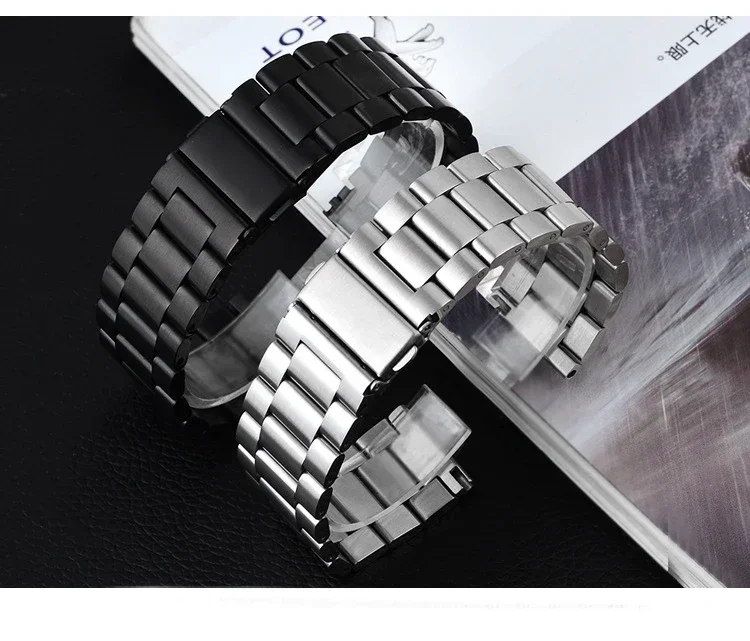 Steel Watch Band for Samsung Gear S3 S4 S5 49mm Frontier Classic Watch Strap 42mm/46mm Accessorie 18mm 20mm 22mm 24mm Watch belt