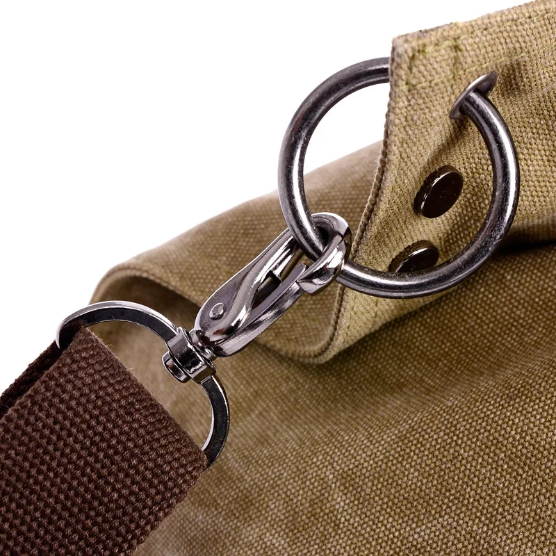 Frauen Leinwand Messenger Bags Weiblichen Umhängetaschen Solide Schulter Tasche Mode Lässig Designer Weiblichen Handtasche Große Kapazität Tote – Detail 7
