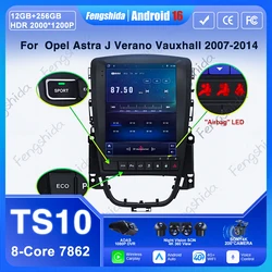 9.7 Inch Android 15 For Opel Astra J Verano Vauxhall 2007-2014 Bluetooth 4G Carplay Multimedia Player 2din GPS Auto Stereo DVD