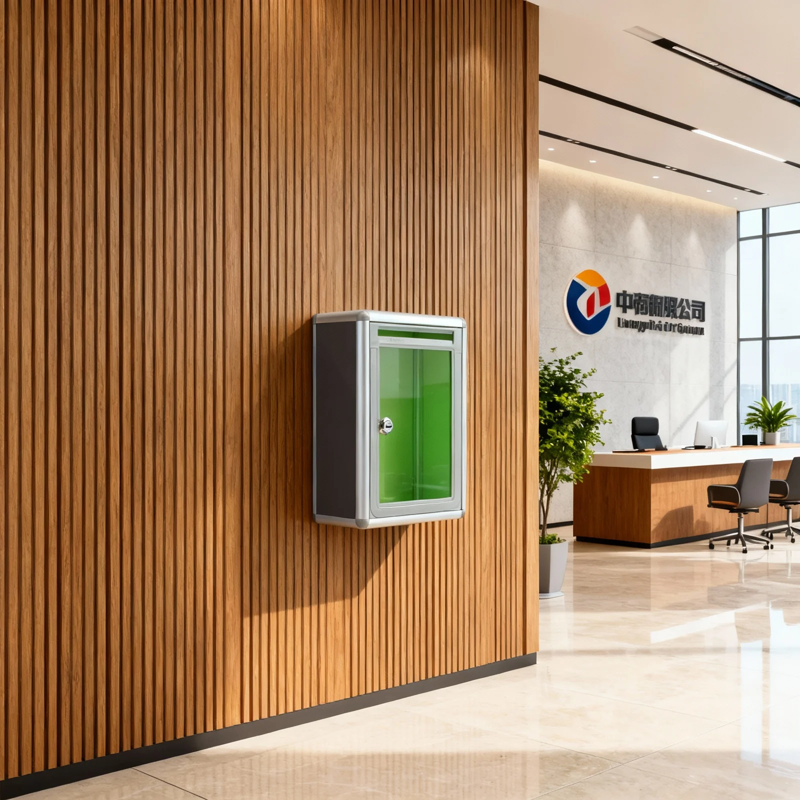 

1Pcs Transparent Post Box Aluminium Alloy Lockable Wall Mounted Mailbox Suggestion Raffle Ballot Ticket Slot Home Office