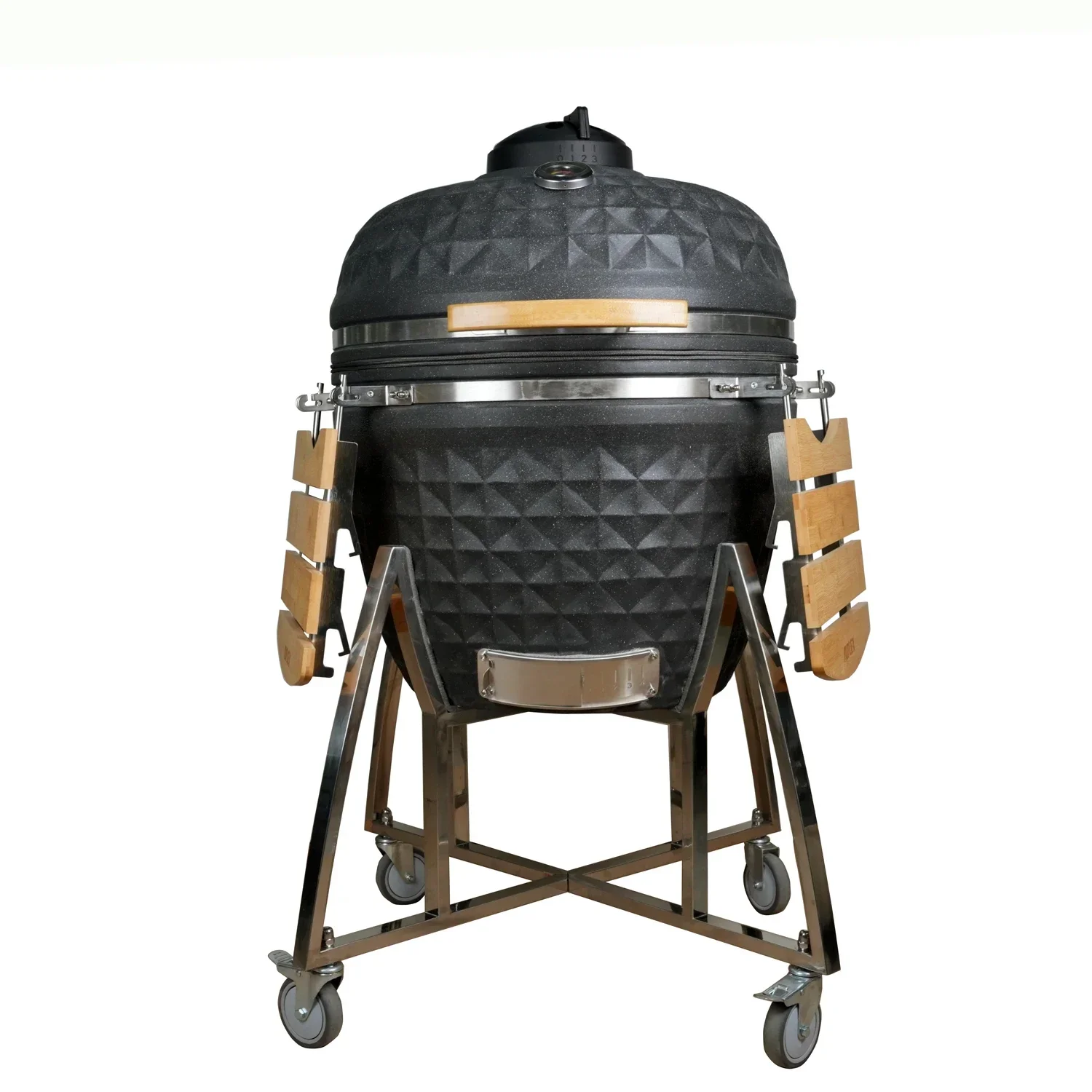 Design New Green Egg BBQ 22 Ceramic 26 inch Built-In Steel Outdoor Charcoal Smoker Grill for Garden Patio