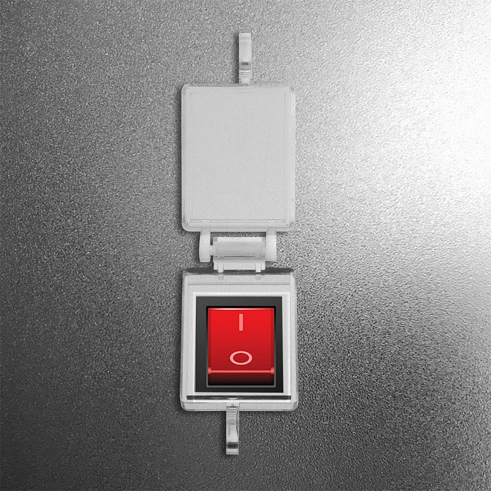 

2pcs Boat Switch Guard Transparent Toggle Button Covers Protector Accessories Double Adhesive Easy Installation Sturdy Plastic