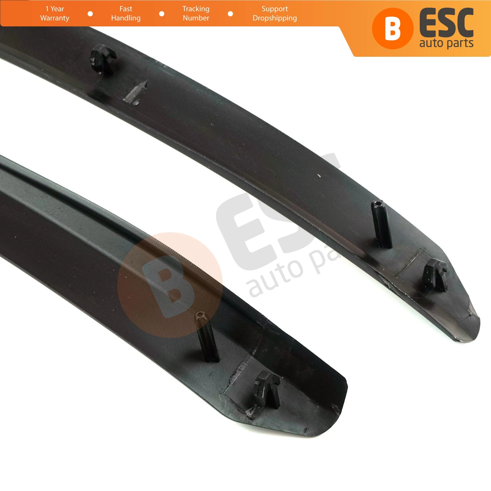 ESP1016 Fender Stone Guard Trim Mudguard Cover Chip Paint Protection Bar Front R L Side Set 8K0853823 24C for Audi A4 MK4 8K5 B8