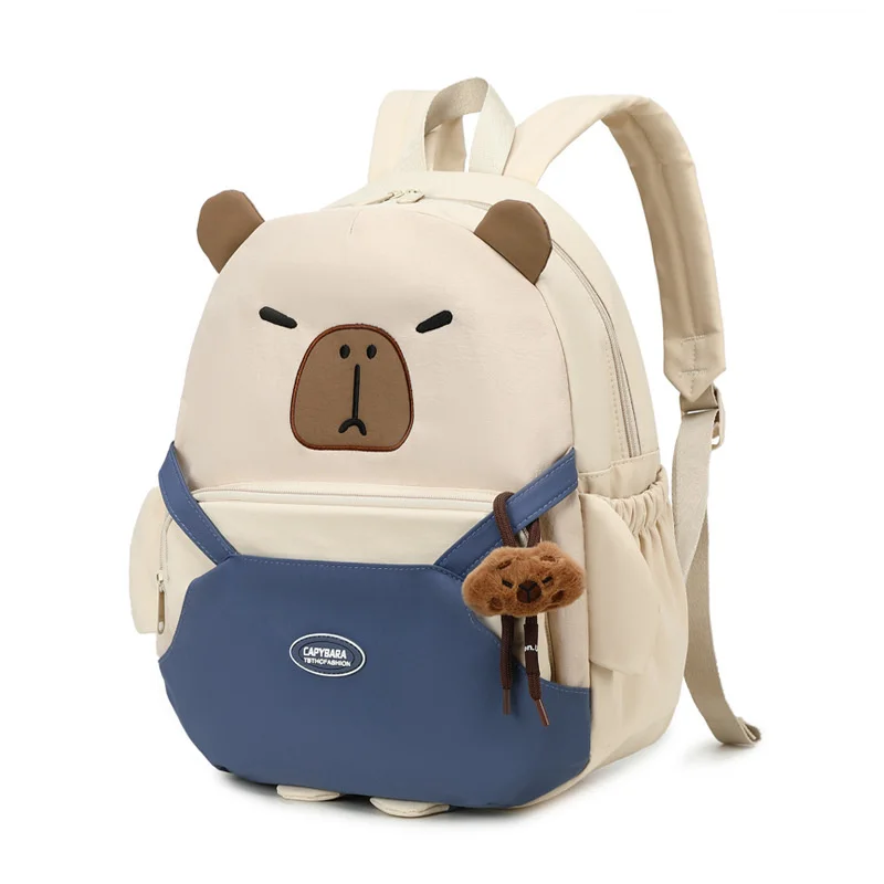 Capybara Backpacks Y2K Cute Backpack Plush Back To School Bag Cartoon Soft Funny Animal Large Capacity Unisex Student Backpacks