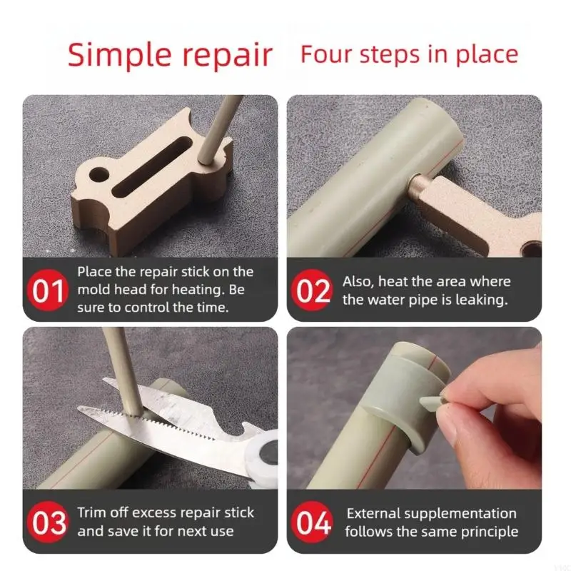 

Профессиональный комплект для ремонта труб 4 мм 6 мм сантехника с эргономическим дизайном для быстрого фиксации линии воды Y4QC