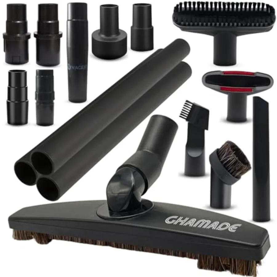 

Universal Vacuum Attachments Hardfloor Brush and Replacement Accessories for Vacuum Cleaners - Horsehair Hardwood Floor Attachm