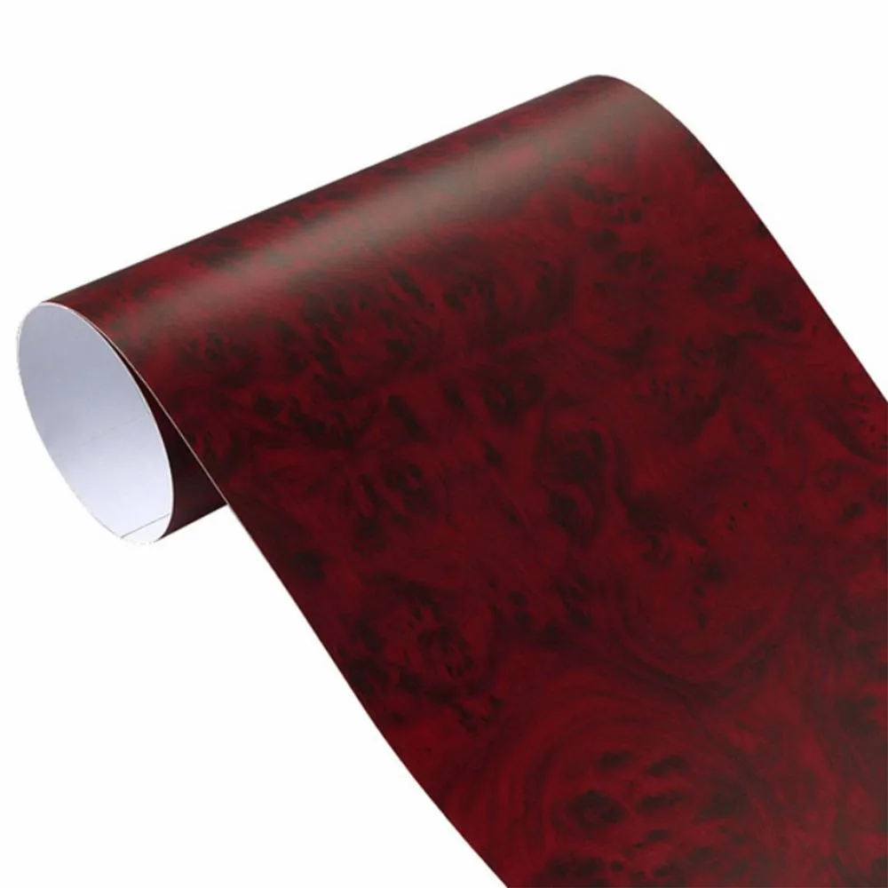 30x100cm Wood Grain Car Sticker Matte Effect Self-adhesive Car Sticker DIY Styling Furniture Table Decors Vinyl Sticker Decal