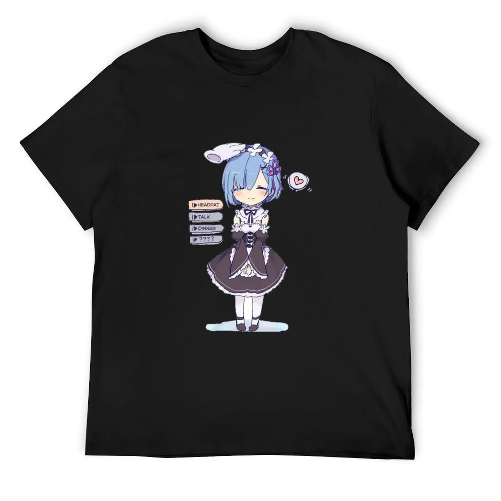 Re:ZERO - Rem T-Shirt blue archive sports fans aesthetic clothes blanks mens vintage t shirts