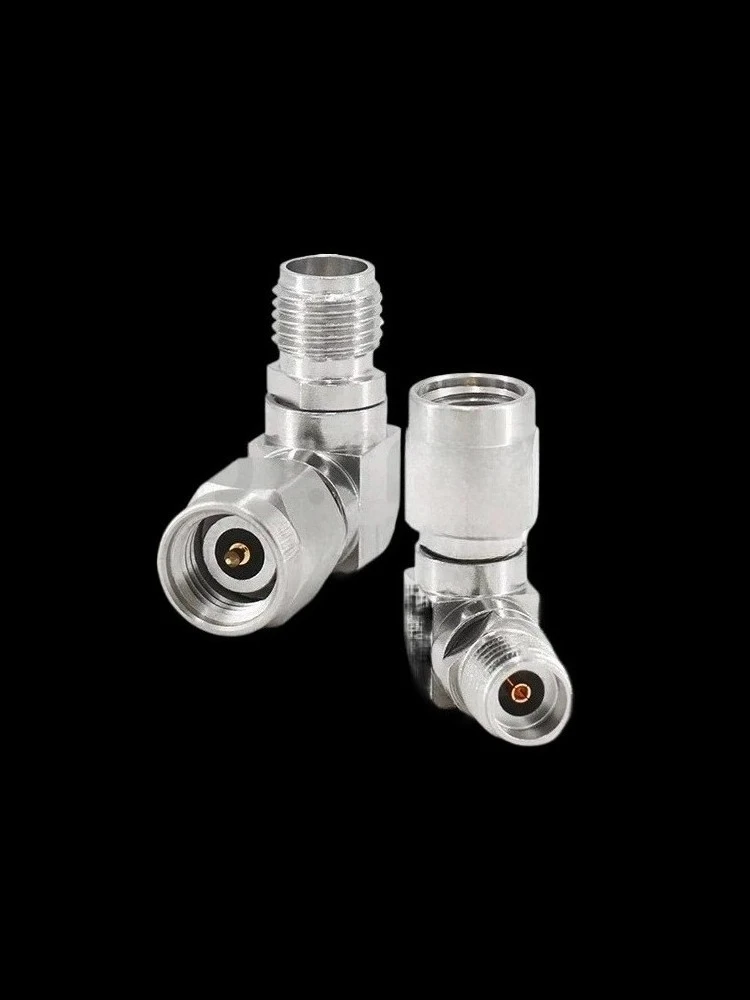 R-F Coaxial Adapter 0-40G Right Angle Elbow Adapter 2.92mm Network Partition Test Head