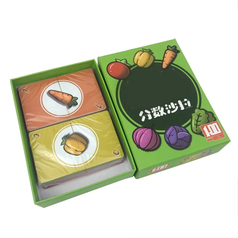 Fraction SALAD Funny Board Game 2-6 Players  Family/Party/Friend  Gift