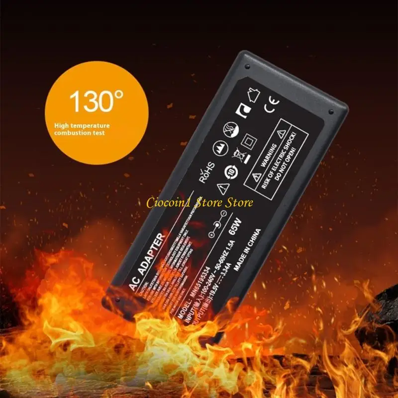 A3PC 90W 19.5V 4.62A محول شحن 17R N7110 N5110 1720 1537 1564 N4110 3721 6000 6400 E6410 E4310 3450 3543 E4300 #4