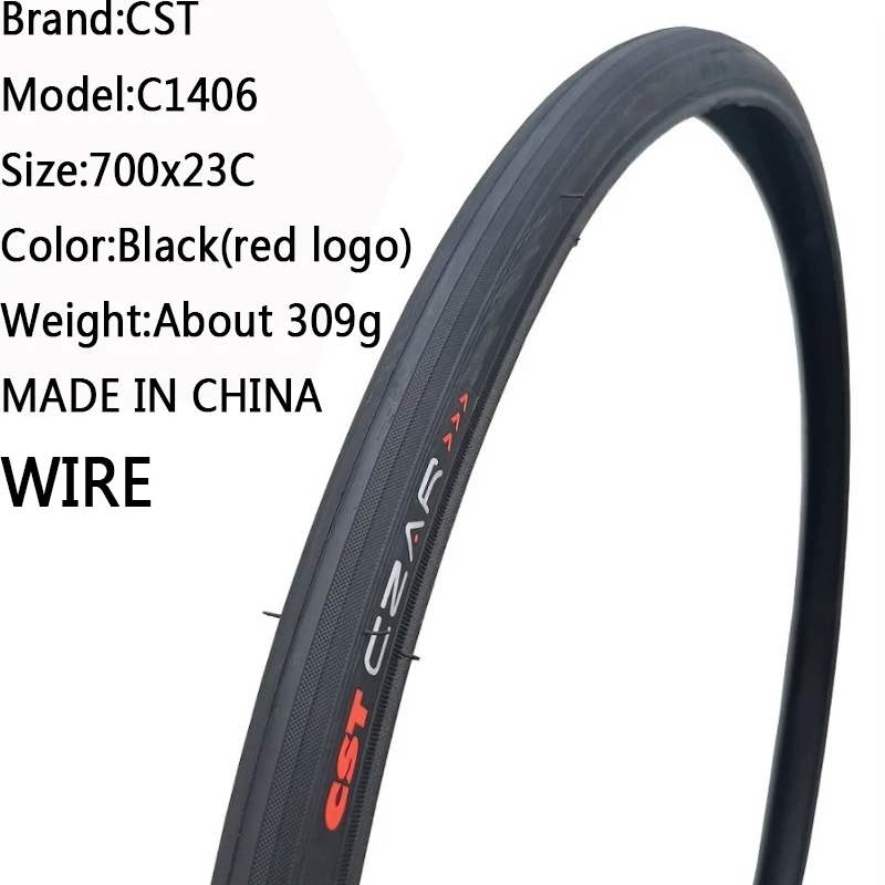 CST C1406 Road Tire，Wire Tire 700X23C 700X25C 700X28C ,Folding Tire 700x25c Suitable For Roads And Competitions.