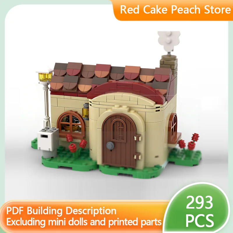 

Popular Game Model MOC Building Bricks Residential Small House Modular Technology Children Holiday Gifts Assemble Toys Suit