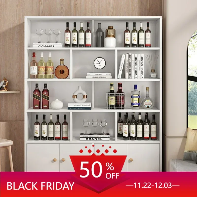 Liquor Rack Wine Cabinet Living Room Display Modern Simplicity Wall Storage Botellero Vino Bar Wine Cabinet Furniture QF50JG