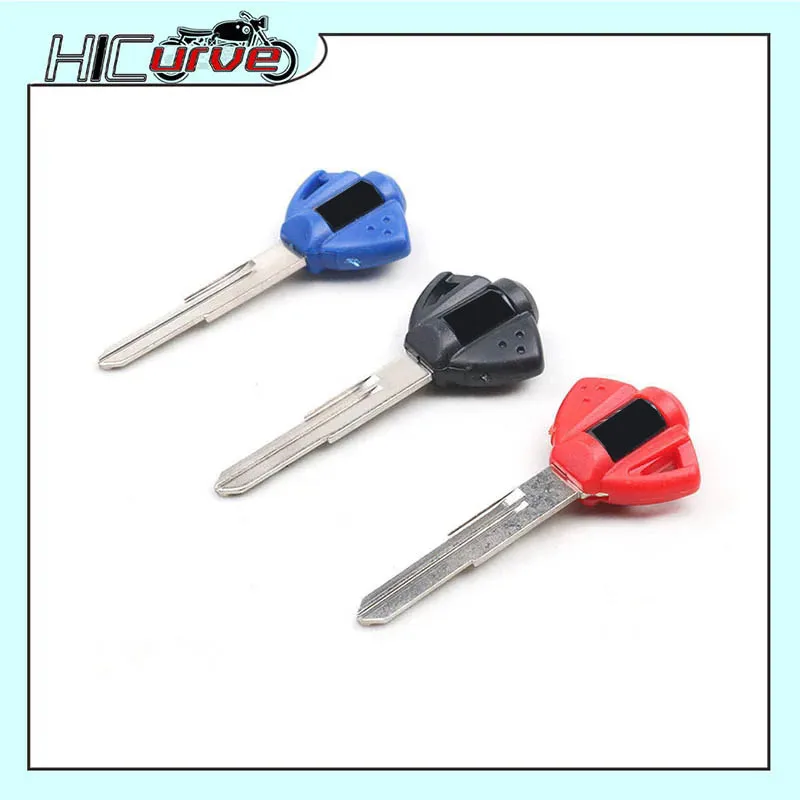 Motorcycle Accessories Blank Key Uncut Blade Can Install Chip For HAYABUSA GSX1300R GSX 1300R