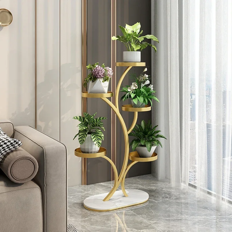 Flower shelf living room floor-to-ceiling balcony shelf