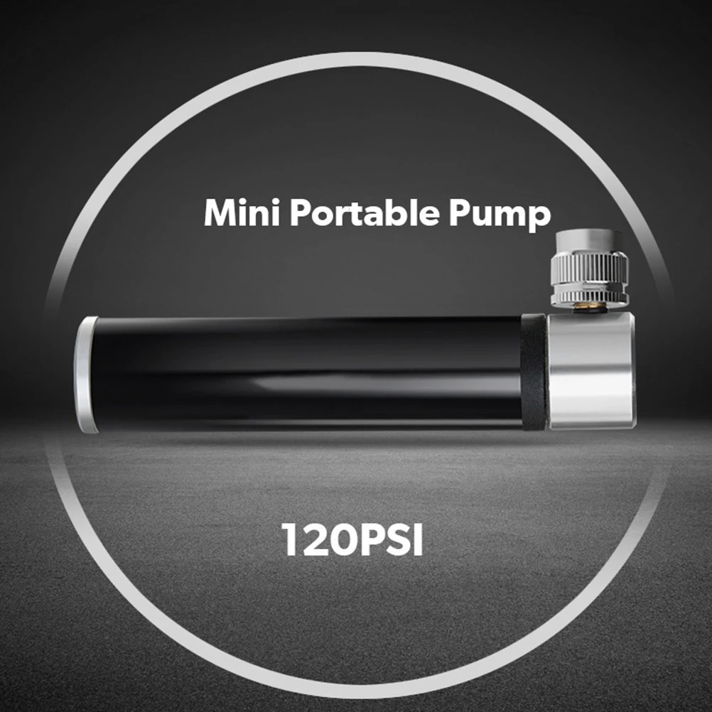

1 set Portable Bike Tire Pump Lightweight Inflator Basketball Durable Aluminum Alloy Secure Connection No Air Leaks Perfect Size
