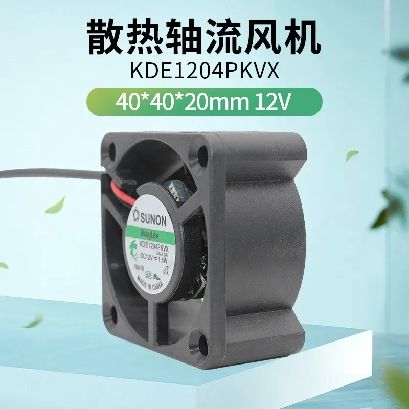 for KDE1204PKVX 4020 12V 1.4W 4CM Cisco 2950 Switch Cooling Silent Fan