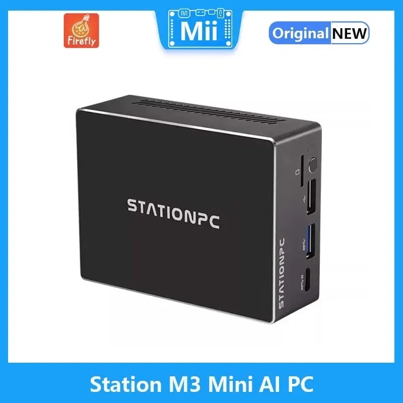 Station PC M3 Mini Gaming PC Free SDK Open Source 1080p/4k/8k Hd Display, 8-Core Processor Multiple Interfaces RK3588S