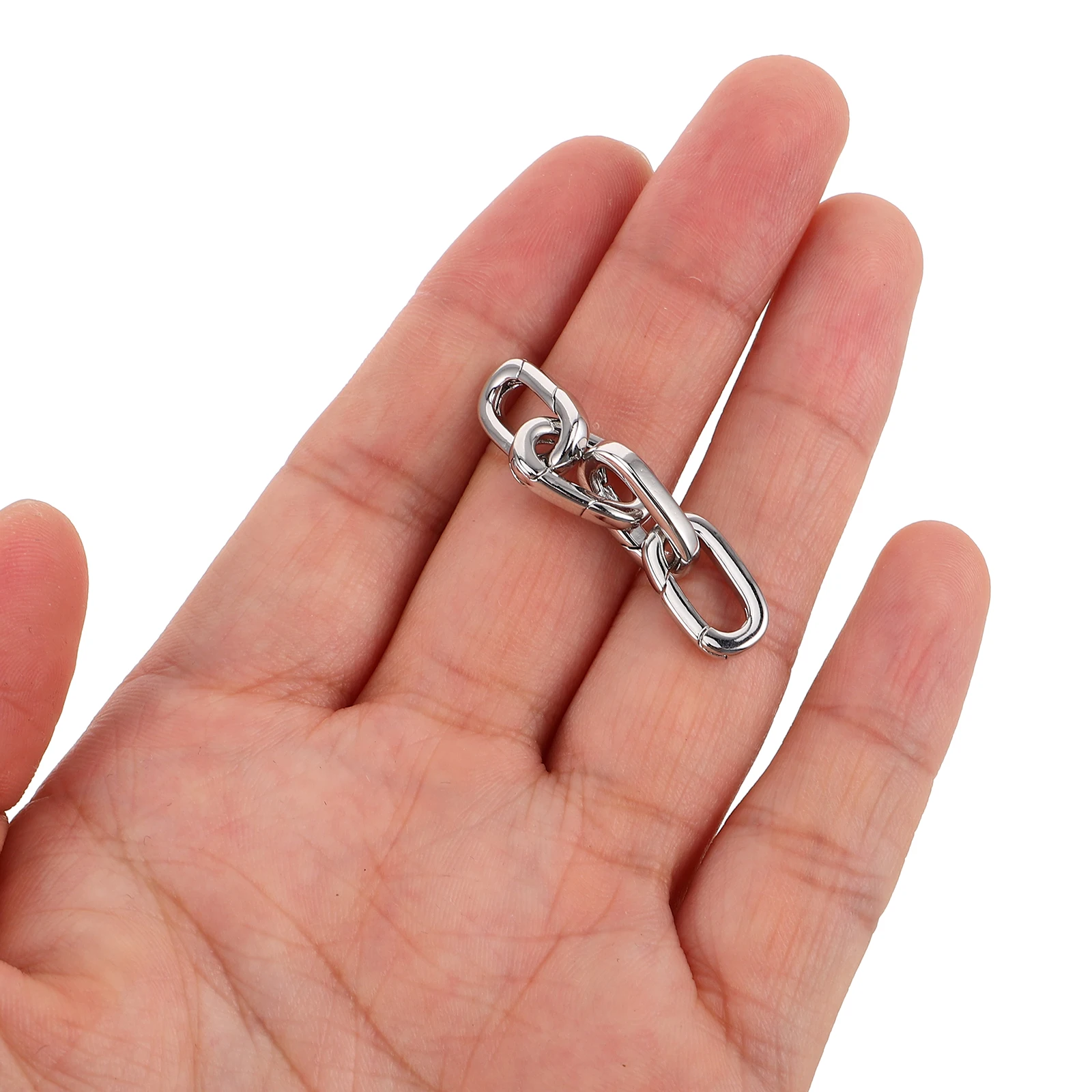 

4pcs Oval Necklace Clasp Bracelet Clasp Jewelry Making Supplies Diy Connectors Chains Wedding Pendant Charm Holders Replacement