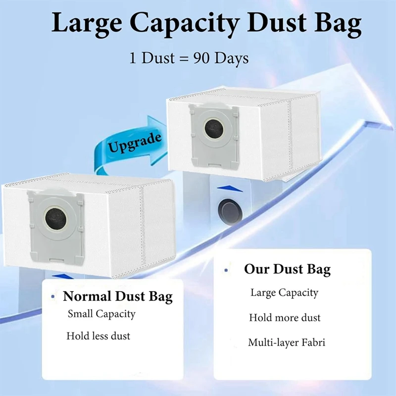 Juego de filtros y bolsa de polvo para cepillo Ecovacs Deebot X8 Pro Omni para Yeedi S1114, repuestos de aspiradora, 19 Uds.