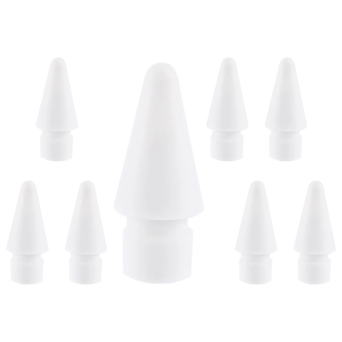 T88C 8 Pack Replacement Tip for Pencil Nibs for Pencil 1St & 2Nd Generation (White)