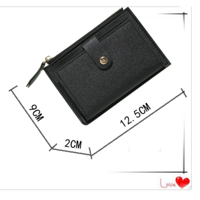 Women's Ultra-thin Card Bag Korean Zipper Card Coin Purse Bus Student Bank Card Set Credit Card Holder Id Holder