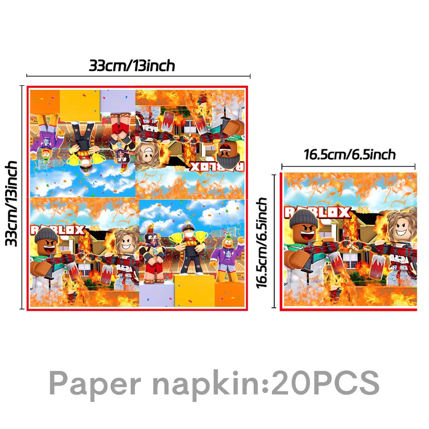 جديد Roblox حفلة عيد ميلاد ديكور Roblox مجموعة ألعاب أدوات المائدة مفرش المائدة لوحة كأس كعكة توبر بالون الصبي استحمام الطفل لوازم الحفلات #5