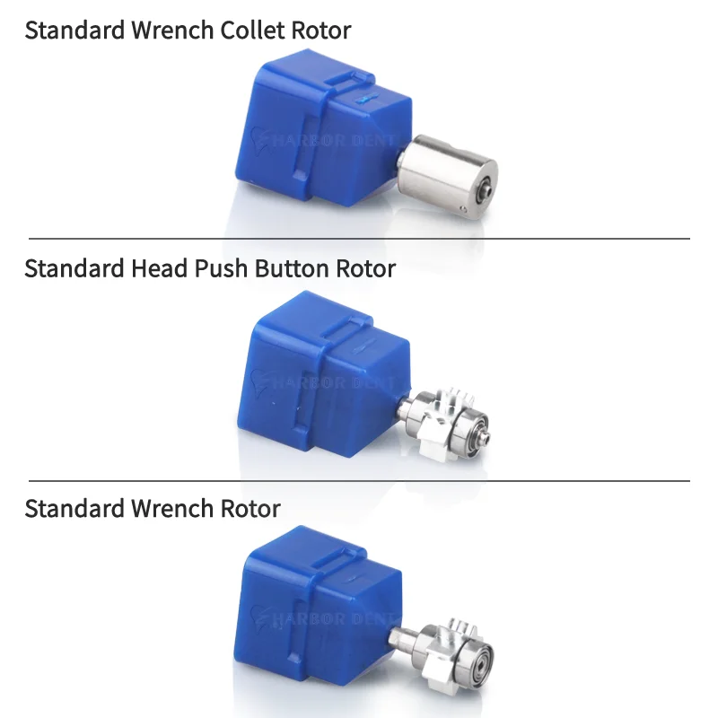 دوار توربيني لقبضة الأسنان ، سرعة عالية ، ملحق طب الأسنان ، مفتاح ربط قياسي ، زر ضغط ، محمل عزم الدوران ، 5 أنواع ، 1: