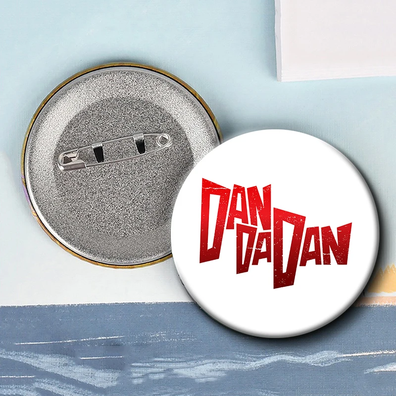 Anime Dandadan Icons Lapel Pins Cartoon Character Cosplay Badge Handmade Tinplate Round Brooch Hat Clothes Jewelry Accessories - Image 4