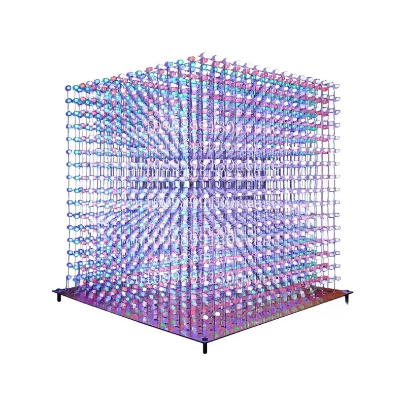 3 D16Mini Light Cube Kit 16X16X16 Electronic Production Parts Support Custom Animation