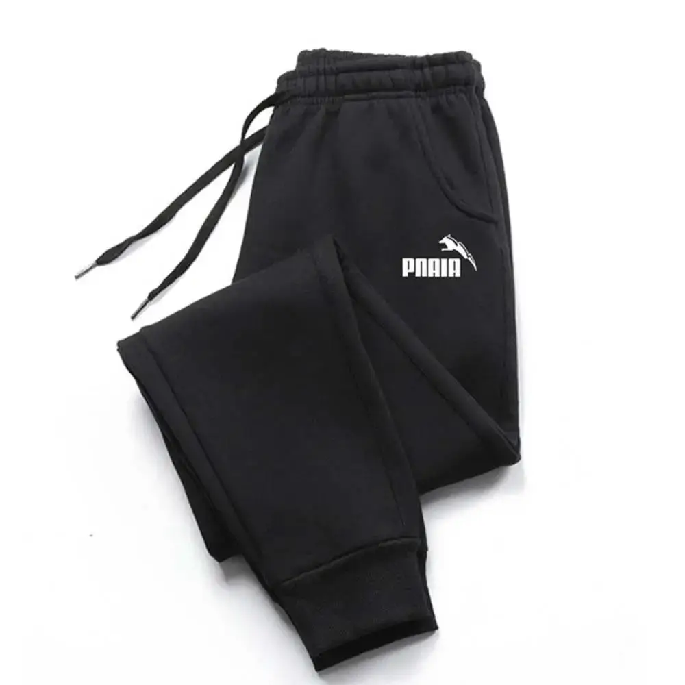 Fashion Trend Men Printing Design Clothing Trousers Drawstring Casual Sweatpants Autumn and Winter Jogging Sports Fitness Pants