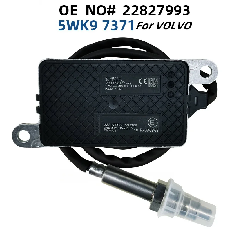 

22827993 5WK97371 Car 24V Nitrogen Nox Oxygen Sensor For Volvo Truck Part NO# 22827993 A2C93782800 5WK9 7371_