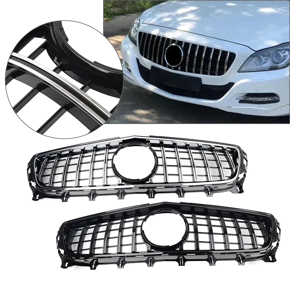 

Car Front Bumper Grille GT-R Radiator Racing Grill For Mercedes Benz CLS Class W218 CLS350 CLS500 CLS550 2011 2012 2013 2014