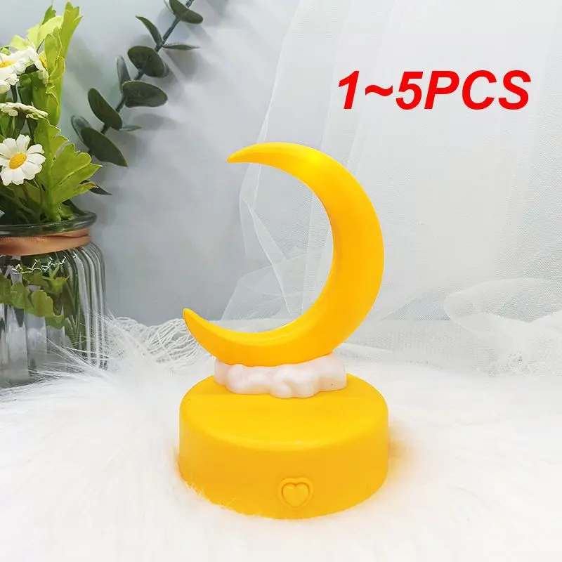 

1~5PCS Creative Romantic Moon Night Light LED Bedside Decorative Table Lamp Living Room Luminous Toy Decorations