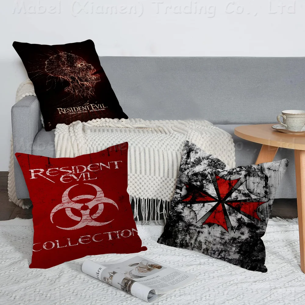 

RESIDENT EVIL Pillow Gifts Home Office Furnishings Bedroom Sofa Car Cushion Cover Case 45x45cm