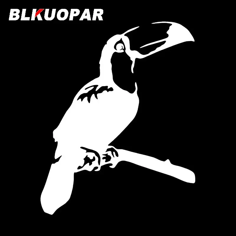 BLKUOPAR Toucan on The Tree Branch Funny Car Stickers ATV Creative Anime Decal Scratch-Proof Air Conditioner Car Accessories