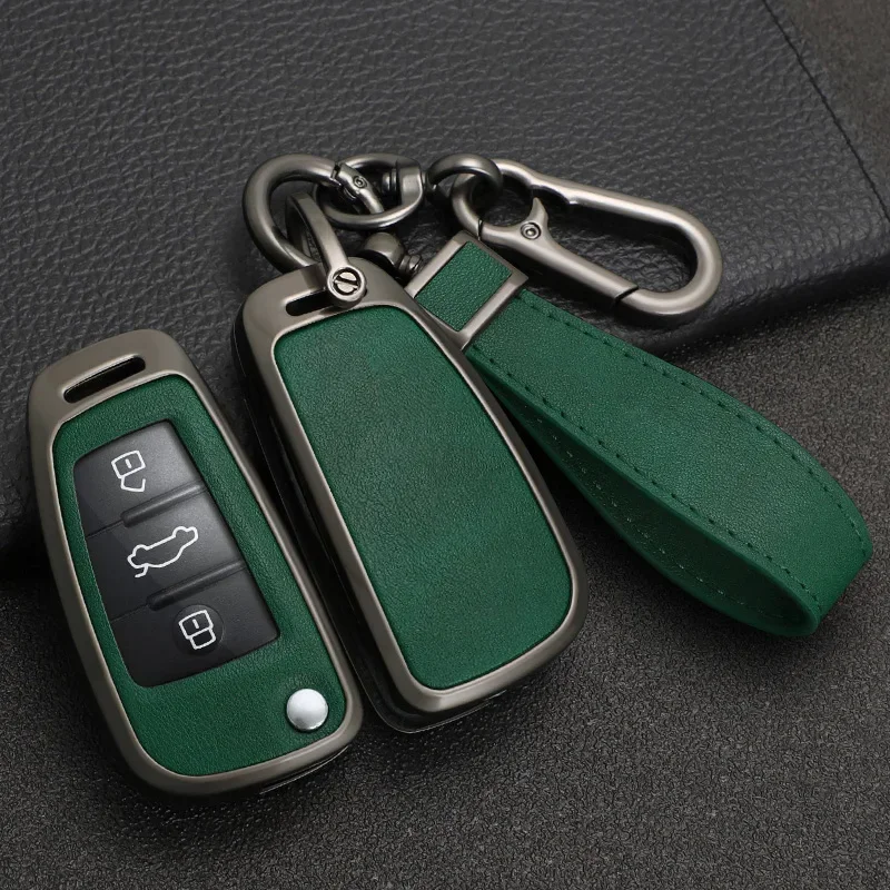 Zinc Alloy Car Key Case For Chery ARRIZO7 E3 E5 A3 A5 Tiggo 2 3 5 3X Fulwin2 Eastar 2 3 Button Keyless Protect Cover Accessories