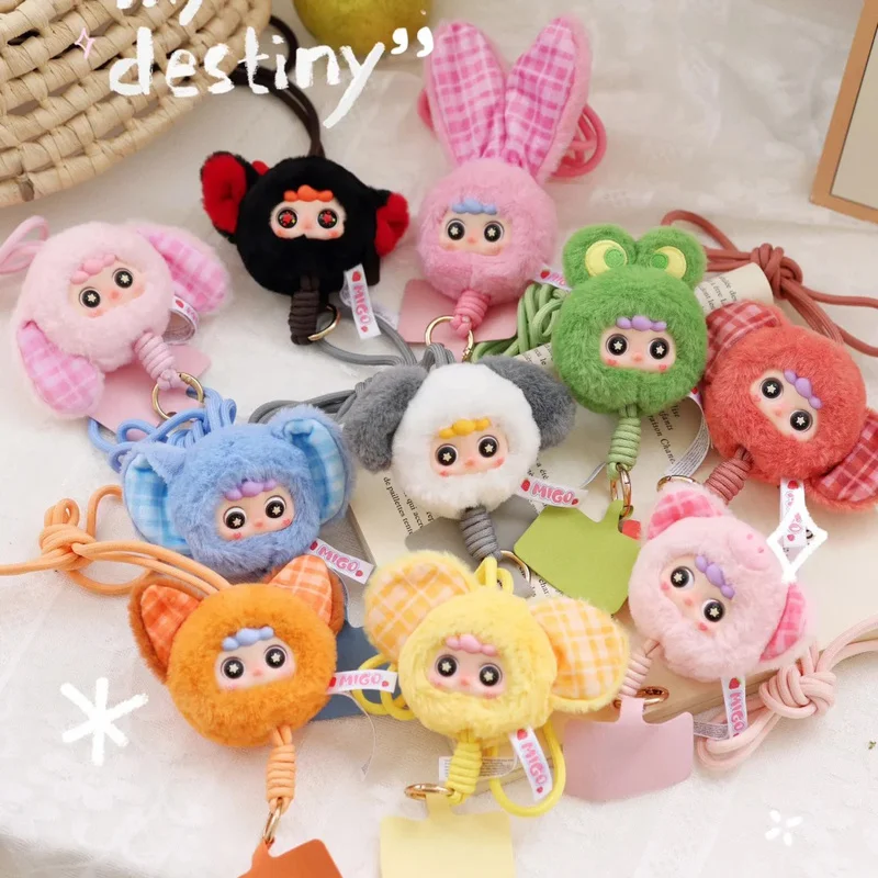 

Новый ремешок для телефона Migo, мини-серия, виниловая слепая коробка, подвеска, милая кукла, фигурка, игрушка на день рождения, Хэллоуин, детский подарок для девочек Genuinne