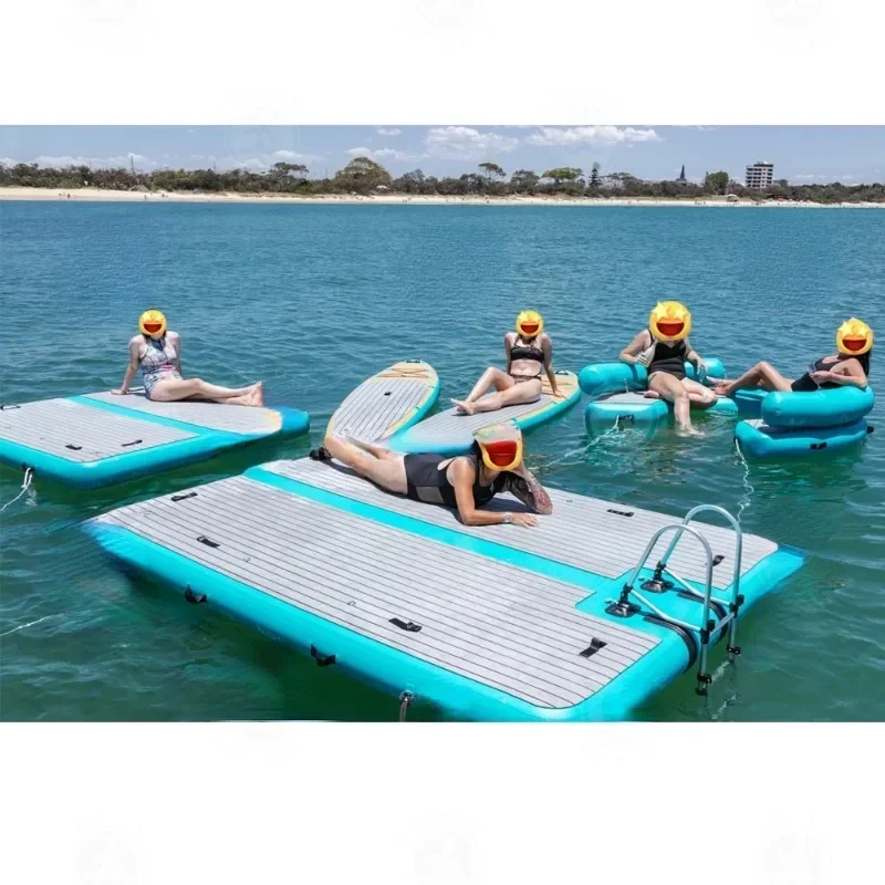 

Inflatable fishing platform Inflatable fishing boat dock platform and EVA