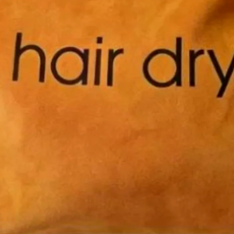Suede Nap Hair Dryer Storage Bag With Drawstring Hair Diffuser Bag Perfect For Travel Home Hotel Daily Use