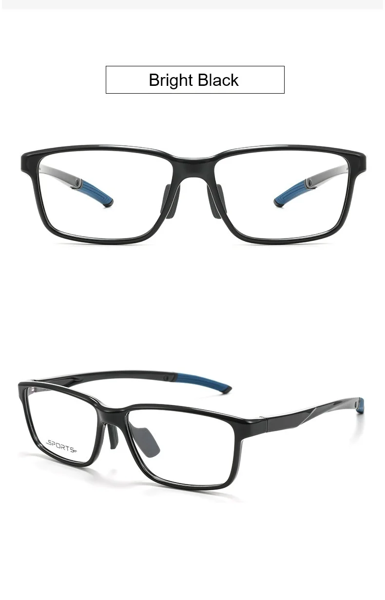 EYELUYAN Unisex Hochwertige TR90 Optische Brillenfassung Anti-Rutsch Laufbrillenfassung für Herren und Damen – Detail 10
