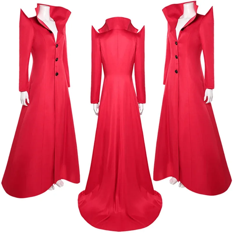 

Fantasia Sandmen Ethel Cripps Cosplay Red Long Coat 2025 TV Disfraz Costume Adult Women Fantasy Halloween Carnival Party Clothes
